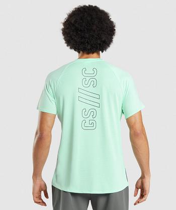 Pánské T Shirts Gymshark Gymshark//Steve Cook Blankyt | CZ 2360OKI